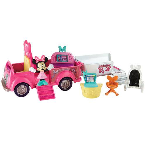 Figura e Veículo Transformável - Disney - Minnie Mouse - Van das Amigas - Fisher-Price