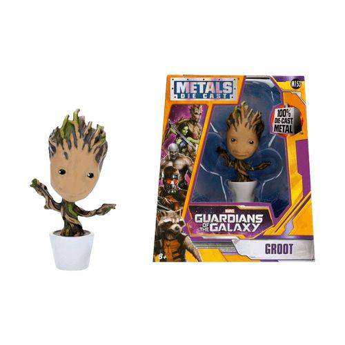 Figura Guardians Of The Galaxy - Metals Die Cast - Groot 4 Pol. - Dtc