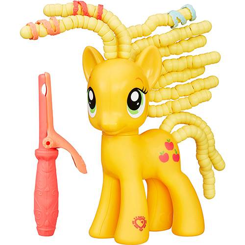 Figura My Little Pony Explore Equestria 15 Penteados Applejack - Hasbro