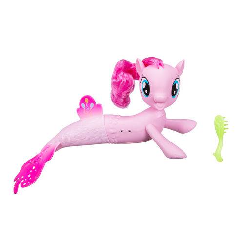 Figura My Little Pony Movie com Mecanismo - 30 Cm - Pônei-Sereia que Nada - Pinkie Pie - Hasbro