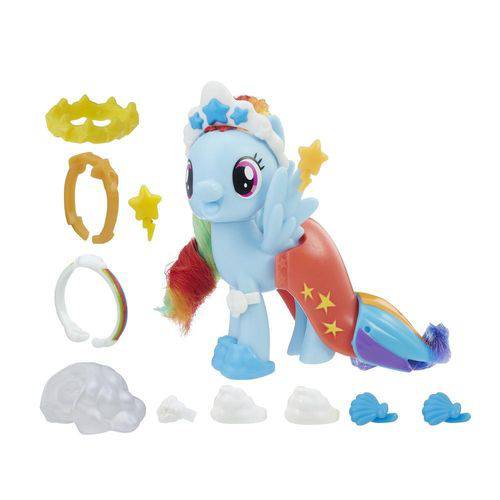 Figura My Little Pony Terra e Mar - Rainbow Dash