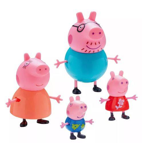Figuras Família Peppa Pig - Dtc