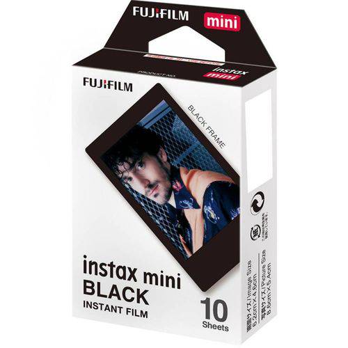 Filme Fujifilm Instax Mini Black 10 Unidades