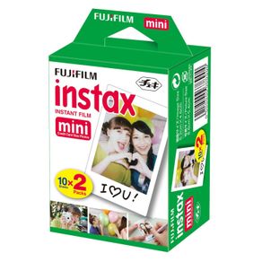 Filme Instax Mini Instantâneo Fujifilm com 20 Unidades