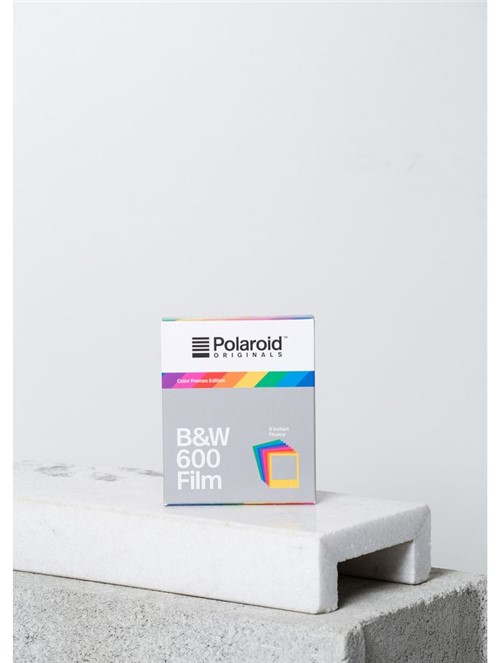 Filme Preto e Branco com Moldura Colorida para Polaroid 600 Colorida