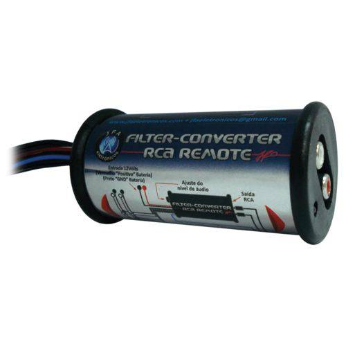 Filter Converter Rca (Filtro Anti Ruído e Conversor RCA) - Jfa
