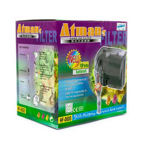 Filtro Atman para Aquários HF0600 - 110V
