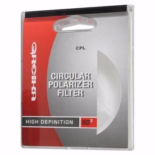 Filtro Circular Polarizador Cpl - High Definition Greika 72mm