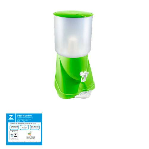 Filtro de Água de Plástico Max Fresh Verde Sap Filtros - 1 Vela