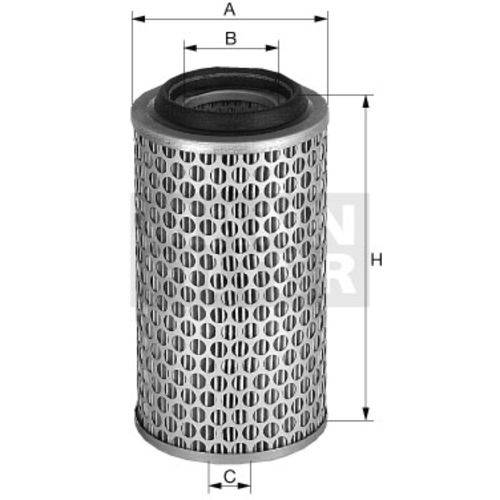 Filtro de Ar - Mann-filter - C1176/3 - Unit. - G800 1987-1988/x12 1979-1995/kombi 1975-1998