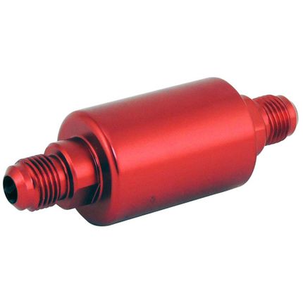 Filtro de Combustível Lavável Universal Modelo Pequeno - 6AN Vermelho (FTICB10)