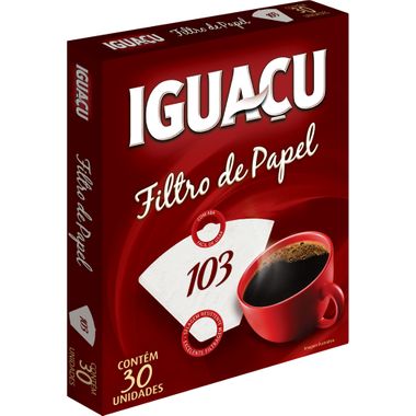 Filtro de Papel 103 Iguaçu 30 Unidades