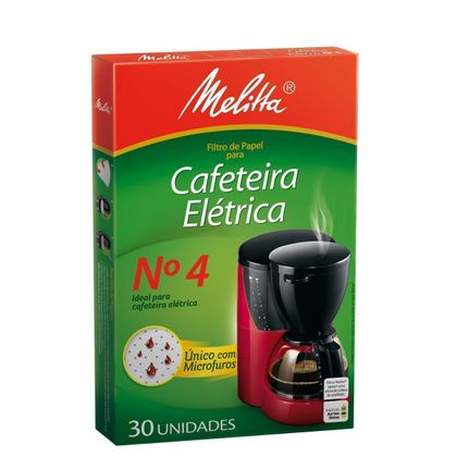 Filtro de Papel para Café N°104 com 30 Unidades Melitta