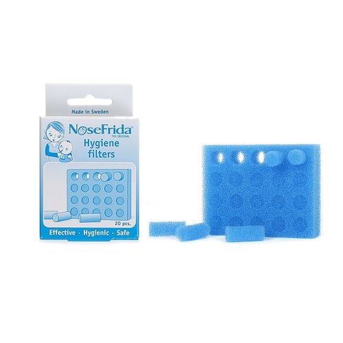Filtro Higiênico para Aspirador Nasal (20 Un) - NoseFrida 100426 Filtro Descartável P/ Utilização no Aspirador Nasal