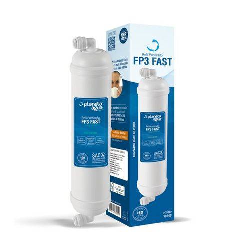 Filtro Refil Fp3 Fast Compatível com Purificadores de Água Polar e Pontos de Uso