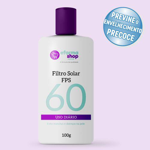Filtro Solar Fps 60 100g