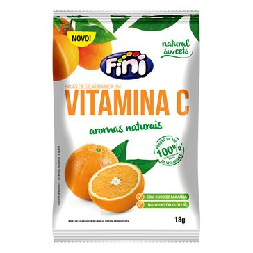 Fini Natural Sweets Vitamina C Fini Guloseimas 18g
