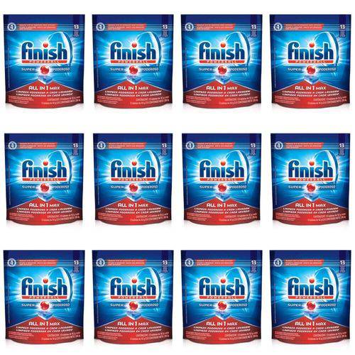 Finish Detergente Tabletes Lava Louça 18.1kg (kit C/12)