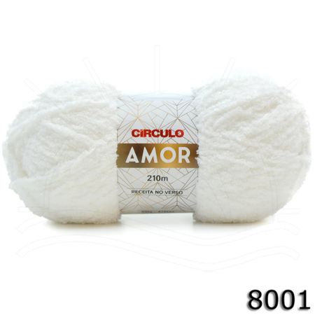 Fio Amor Círculo 100g 8001 Branco