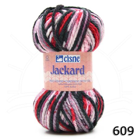 Fio Cisne Jackard Multicolor 100g 609