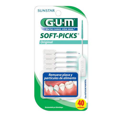 Fio Dental Gum Soft-Picks Original 40 Unidades