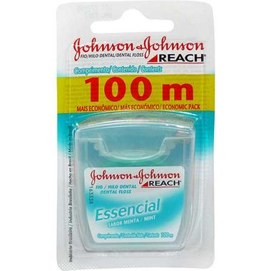 Fio Dental Johnson's Reach Essencial 100m