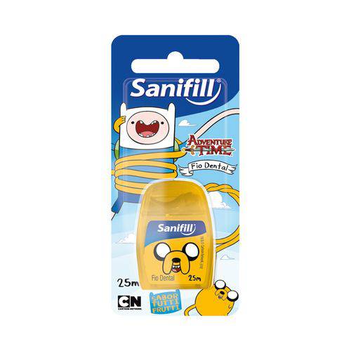Fio Dental Kids Sanifill - Adventure Time 25M
