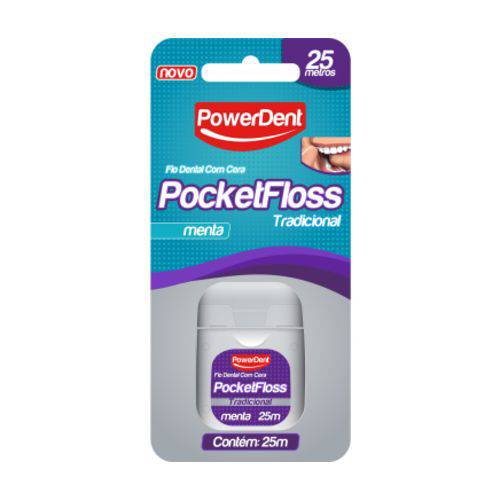 Fio Dental Pocket Floss 25 Mentros