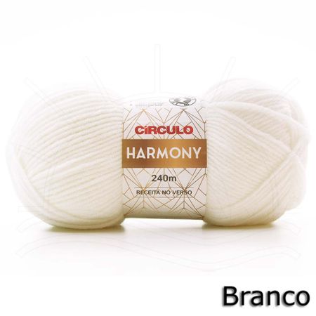 Fio Harmony Círculo 100g 8001 - Branco