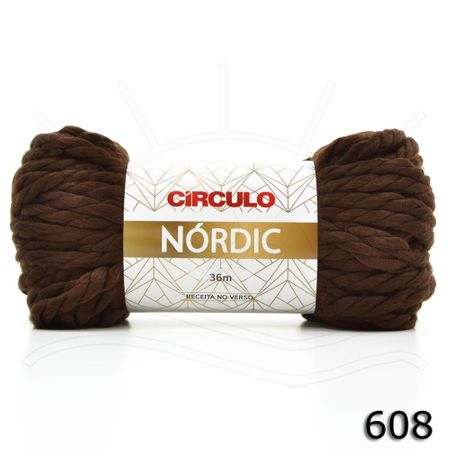 Fio Nórdic 200g 608 Marrom