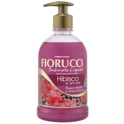 Fiorucci Sabonete Líquido 500ml - Hibisco e Amora