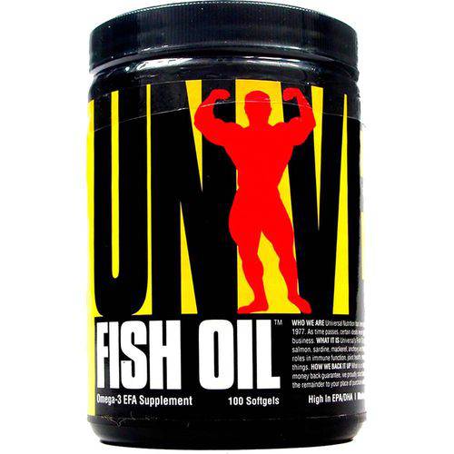 Fish Oil com 100 Softgels - Universal Nutrition