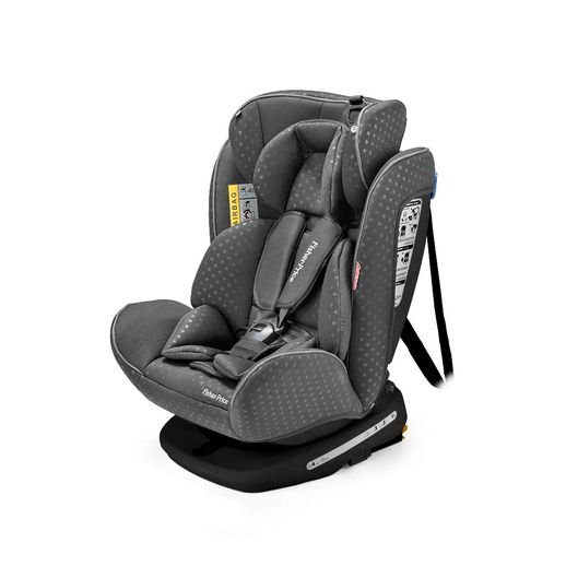 Fisher Price Cadeira para Auto Easy 360 Fix 0-36 Kgs Cinza - MultiKids Baby