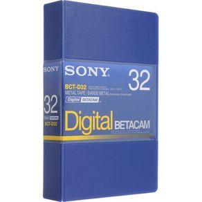 Fita Betacam Sony BCT-D32 de 32 Minutos