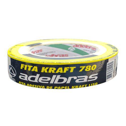 Fita Crepe Kraft Lisa 780 18x50 Adelbras
