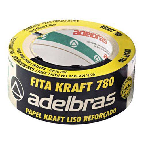 Fita Crepe Kraft Lisa 780 48x50 Adelbras