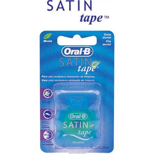 Fita Dental Oral-b Satin Tape 25m 1un-sm Menta