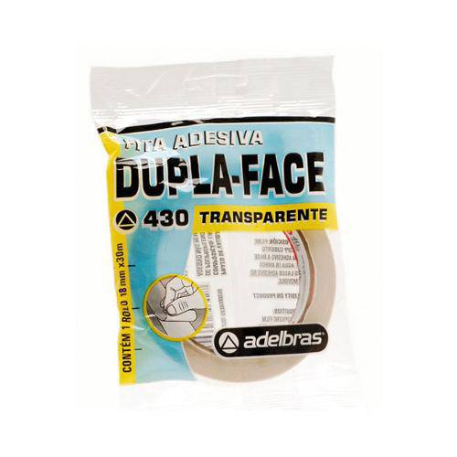 Fita Dupla Face Flow-Pack 18mmx30mts. Adelbras