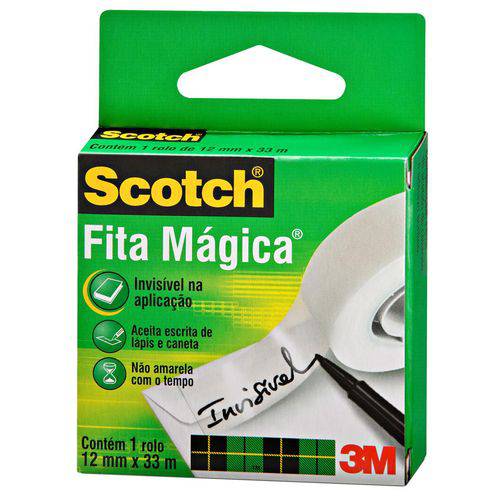 Fita Mágica Scotch® - 12 Mm X 33 M