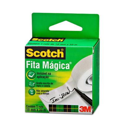 Fita Mágica Scotch® - 19 Mm X 33 M