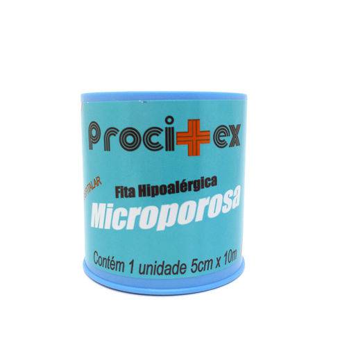 Fita Microporosa Hipoalérgica Procitex Pele Sensível Procitex 5cm X10m