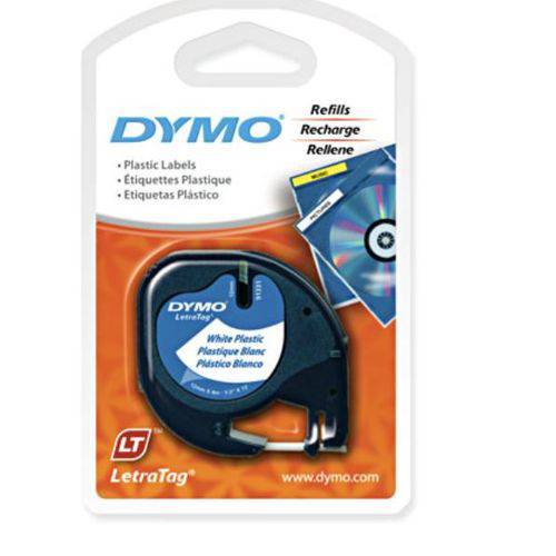 Fita Nylon Dymo Auto-adesiva para Rotulador Eletrônico