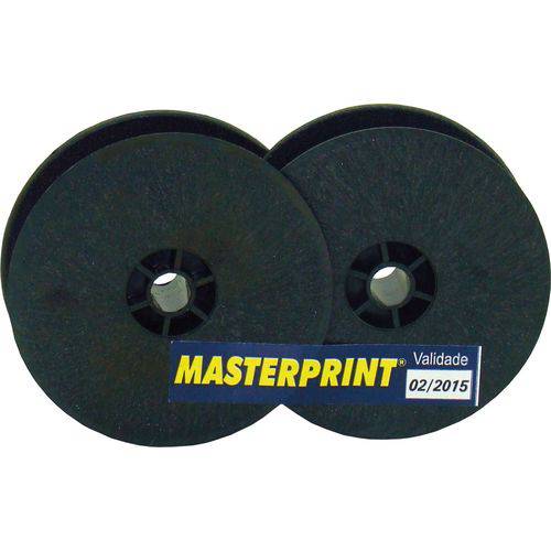 Fita para Maq Escrever Manual Olivetti Pr/vm.13mmx8m. Nylon Masterprint Cx.c/12