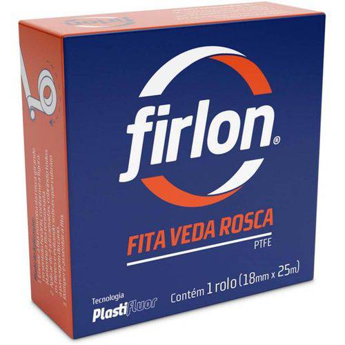 Fita Veda Rosca 18mm X 25 Metros - 10107606 - FIRLON