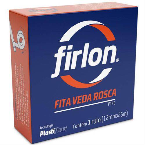 Fita Veda Rosca 12mm X 25 Metros - 10107303 - FIRLON