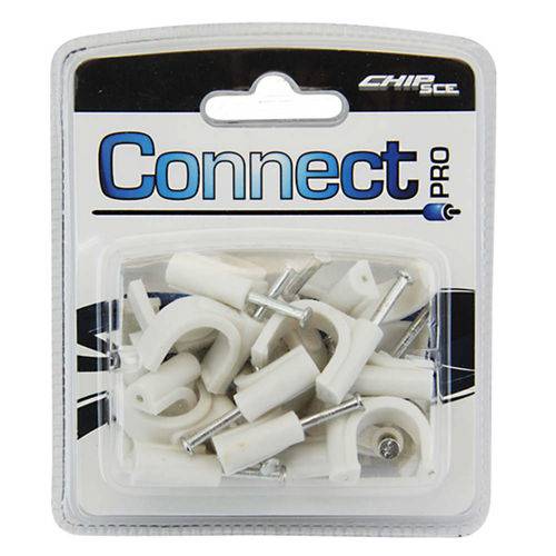 Fixa Fio Connect 16mm Branco 0390077 - Connect Pro