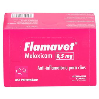 Flamavet Agener P/ Cães 0,5mg C/ 50 Comprimidos