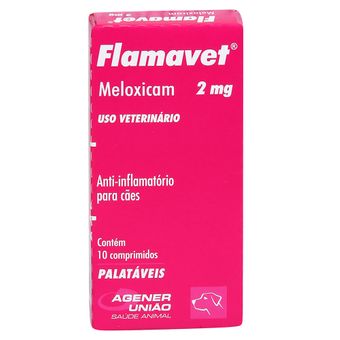 Flamavet Agener P/ Cães 2mg C/ 10 Comprimidos