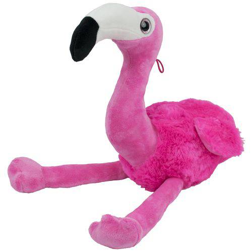 Flamingo de Pelúcia Rosa Fofo da BBR TOYS