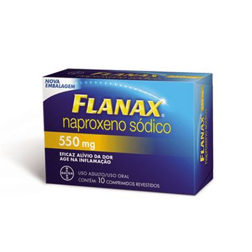 Flanax Bayer Adulto 550mg 10 Comprimidos